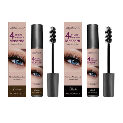 Waterproof Mascara Black Brown Long Lasting Curling Sweatproof Thickening Smudge Proof Eyelash Enhance Cosmetics Daily Makeup