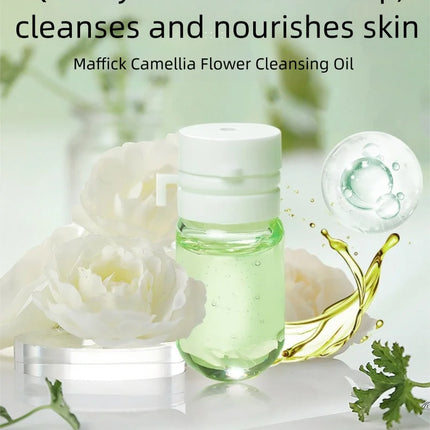 Camellia Cleansing Oil Gentle Makeup Remover Non Greasy Skin Care Light Refreshing Single Use Ampoule Oil Based Clean
