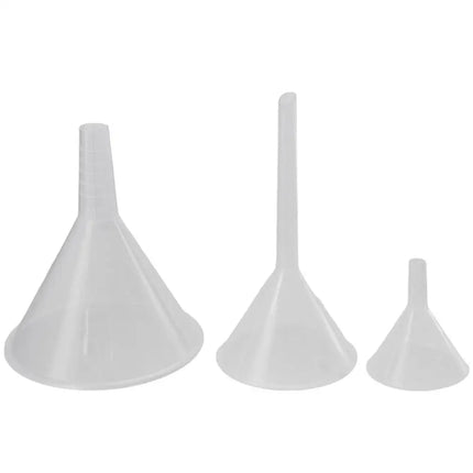 1/3Pcs Practical Clear Plastic Funnel Set Lab PP Funnels Filling Tool Filling Small Bottles Packing Tool Kitchen novel utensils