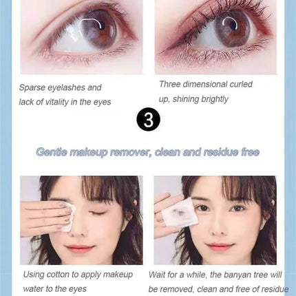 Silver Silk Fiber Matte Mascara Makeup Ultra-Fine Brush Lengthens Eyelashes Waterproof Fast Dry Eyelash Extension Mascara Makeup