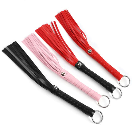 BDSM PU Leather Flogger Whip Spanking Paddle Adult Sex Toy for Women Men Slave Role Play Bondage Restraint Fetish Gear Kit