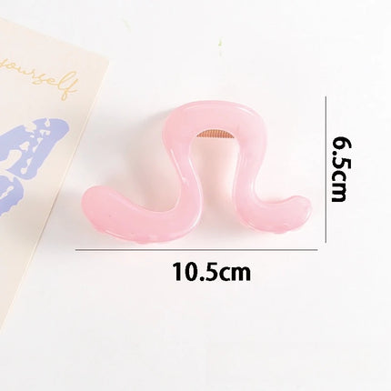 Simple Irregular Hair Catch Clip Shark Clip Women's Premium 2026 New Hairpin Back Head Hair Accessories Hairpin Elegant