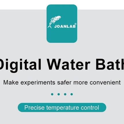 JOANLAB Water Bath Laboratory Constant Temperature Digital Display Heater Thermostat Tank Anti-dry Burning 100℃ 2L 110/220V
