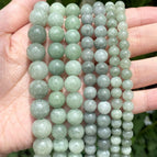 Burmese jade / 10mm 36 to 37pcs