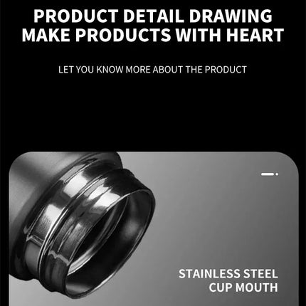 500mI Auto Digital Intelligent Thermos Cup For Tesla Model 3 X S Y P100D SpaceX Car Digital Smart Thermos Cup Auto Accessories