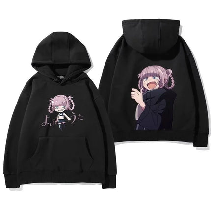 New Japanese anime Call of the Night hoodies Nazuna Nanakusa Ko Yamori Cartoon hooded sweatshirt Men's and women's Y2K hoodies
