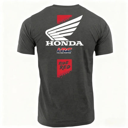 Honda Men's and Women's T-shirt Summer New Cotton Tee Honda Gold Wing Racing Short-sleeved Spring Autumn Motorcycle Cycling Top