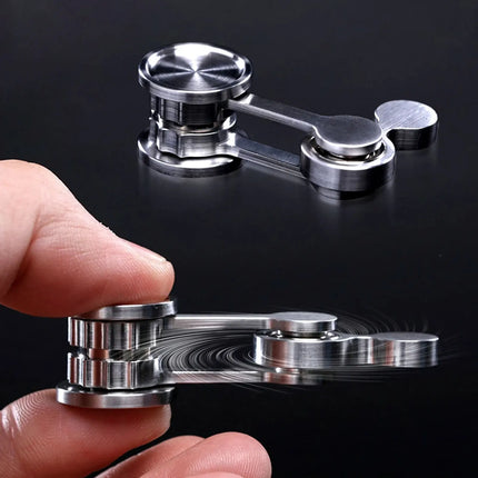 Stainless Steel Swinging Fingertip Gyroscope Pressure Resistant Folding Portable EDC Adult Decompression Toy Party Gift