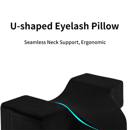 Eyelash Pillow Neck Support Pink Lash Extension Accessories Neck Pillow for Eyelash Extensions Memory Foam U Shaped Pillow