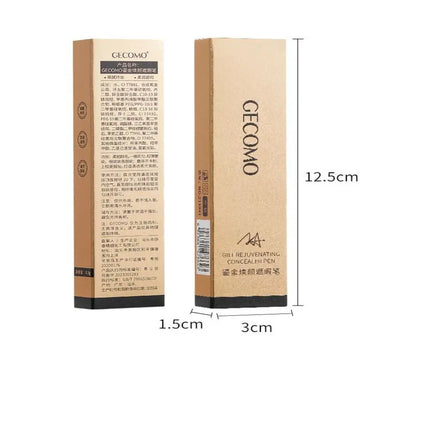 Moisturizing Concealer Pen Easy covering of spots and acne Light Texture Brightening Pen Long Lasting Waterproof Brush Concealer