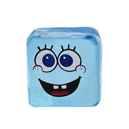 Squishy In Stock SpongeBob Squishy Stress Relief Cube Toy, Malt Sugar Slow Rebound Squeeze Fidget Toy Birthday Gift