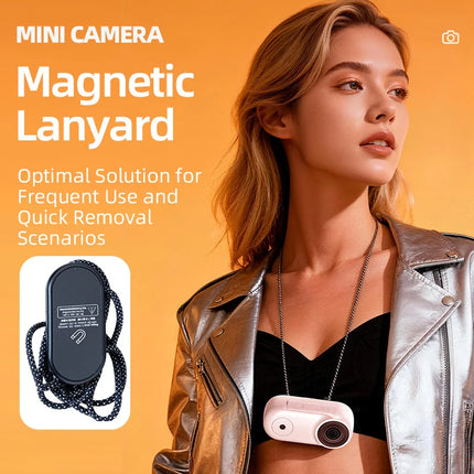 Lenovo Magnetic Pocket Mini Camera Waterproof 1080P HD Action Cam for Motorcycle Helmet Riding Outdoor Sports Video Recorder