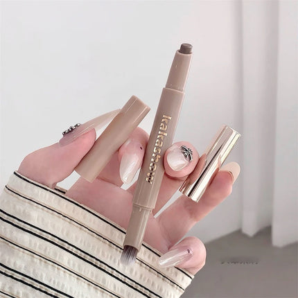 Highlighting & Bronzer Stick: Long Lasting Corrector with Brush, Brightening Concealer Pen, Nose Shadow, and Contouring Cosmetic