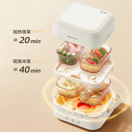 Electric lunch box special for office workers portable self-heating and thermal insulation pluggable heating and convenient