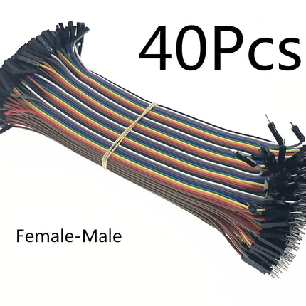 Dupont Line 10CM 20CM 30CM 40Pin Male to Male + Male to Female and Female to Female Jumper Wire Dupont Cable for Arduino DIY KIT