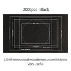 2000pcs mat Black
