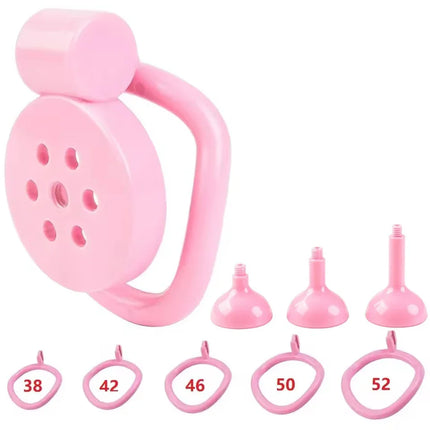 Male Chastity Cage Penis Bondage with Urethral Sound Plug 5 Cock Rings Chastity Penis Lock  Man Adult Sex Toys for Men Bird Cage