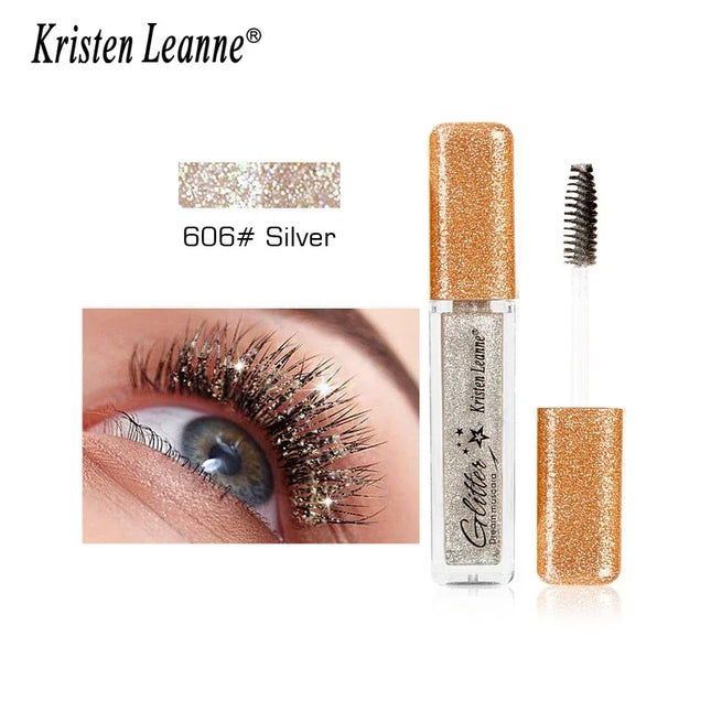 Diamond Glitter Mascara Fast Dry Eyelashes Curls Extension Make Up Waterproof Long-lasting Lengthens Beauty Eye Lashes Makeup