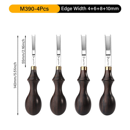 WUTA 1PC Professional Leather Wide Edger Skiver Edge Beveler Sharp M390/DC53 Steel Skiving Thinning Trimming Craft Leather Tools