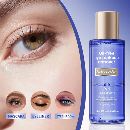 Lakerain Gentle Makeup Remover Waterproof Formula Effectively Cleans Mascara Eyeliner Pigmented Eyeshadow And Brow Pomade