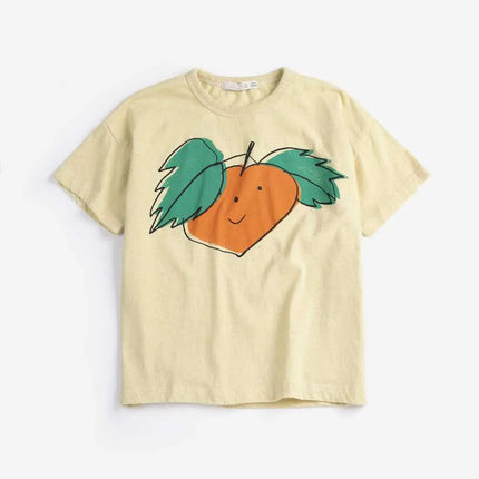 Toddler Baby Boys T-Shirt 2026 New Summer Kids Girls T-shirts BC Cute Fashion Print Cartoon  Tops Cotton Tees Clothes