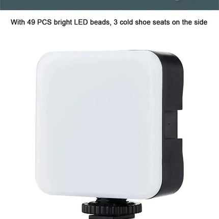 Tripod Phone Holder Smartphone Vlogging Kit With Mini Microphone LED Fill Light Starter For TikTok Live Stream Video YouTube