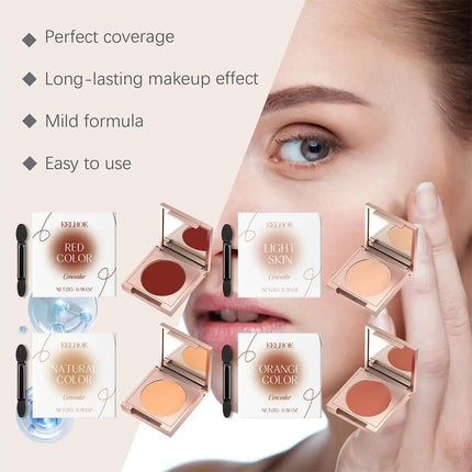 1PCS Lightweight Concealer Watery Texture Long Lasting Wear High Coverage Natural Look Hydrating Radiant Skin Beauty Makeup