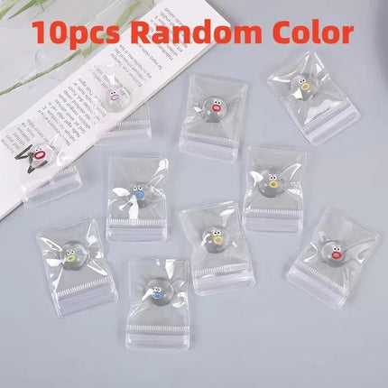 Mini Cartoon Transparent Doll Pinching  Relieving Cartoon Pinching  Soft Slow Rebound Sticky Squishy Squeezing Cute Funny Toyss
