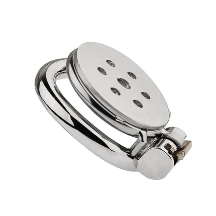 Male Super Mini Chastity Cage Device Stainless Steel Penis Cage Cock Ring Chastity Lock Sex Toys For Men BDSM Sissy