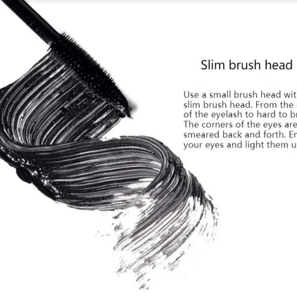 BOB Stunning Long Mascara Waterproof Curl Thick Curve Brush Head Not Dizzy Makeup Not Easy to Take Off Makeup