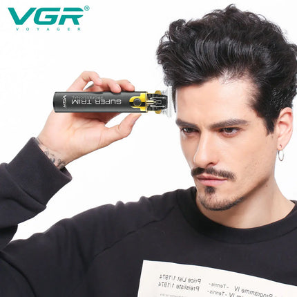 VGR 082 Hair Trimmer T9 Professional Hair Cutting Machine Cordless Rechargeable Bald Trimmer for Men