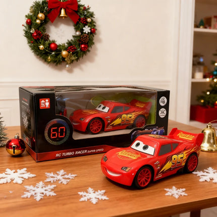 2026 Disney Anime Pixar Cars 3 Electric Toy Car Lightning Mcqueen Remote Control Car Toy Simulation Racing Kids Birthday Gifts