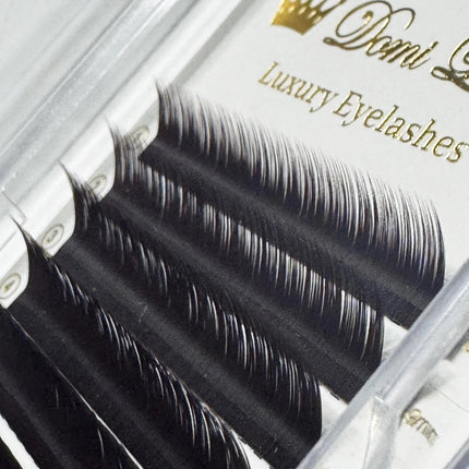 Domi Lash Brown Color Individual Lashes 0.05 0.07 LJ LC LB  LD Curl Eyelash Extensions  Upgrade Premium Soft False Eyelashes