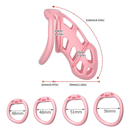 2026 Men Silicone Chastity Cage Cock Lock Penis Ring Sex Toys For Sissy Men Stretcher BDSM Gay Erotic Urethral Device Adult