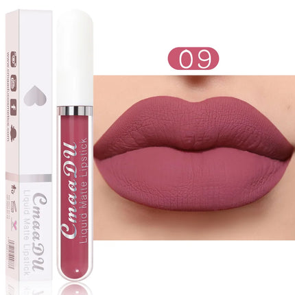 1/3pcs Matte Lipstick Set Liquid Waterproof Velvet Sexy Red Lip Gloss Kit Makeup Lasting Non-stick Cup Lip Tint Beauty Cosmetics