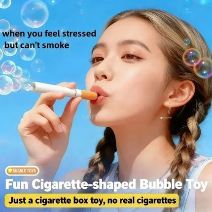 Simulated Toy Bubble Cigarette Box Creative and Funny Adult Decompression Cigarette Bubble Prank Abstract