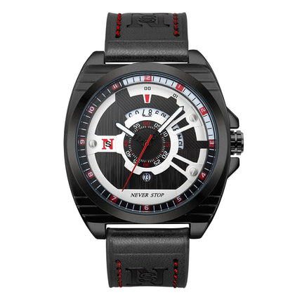 NS Men's Watch Business Casual Sporty Watch for Men and Women Quartz Watch Fashionable and Versatile with Date Display