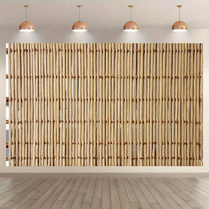 Bamboo background flag background photography wall, very suitable for live streaming background and party decoration