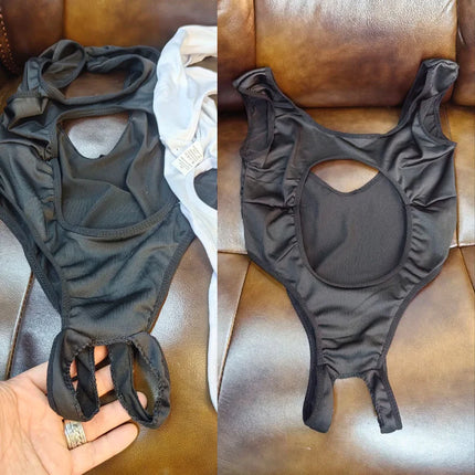Sexy Open Crotch Jumpsuit High Elastic Backless Erotic Bodysuit Hot Uniform Temptation Serotic Lingerie Sleepwear Exotic Apparel