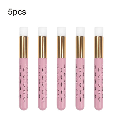 5/20/50pcs Eyelash Cleaning Brush Lash Shampoo Brush for Eyelash Extensions Peel Off Nose Pore Blackhead Remover Makeup Tool
