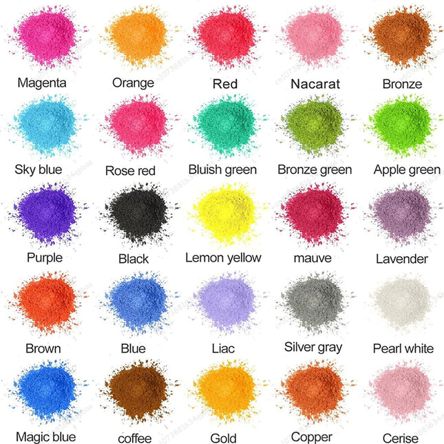 15g/Bottle Gold Silver Glitter Powder Soap Candle Epoxy Resin Dye Pearl Pigment DIY Baking Colorful Cakes Decorations And Tools