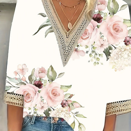Plus Size Temperament Loose Woman Shirt Fashion Casual Blouse Elegant Long Sleeve Woman Shirt Holiday Weekend Top