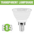 E14 Transparent / Cold White / 5W