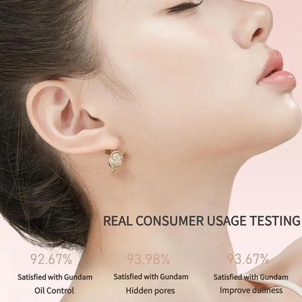 Face Foundation Stick With Brush, Velvet Moist Light Concealer Full Coverage Oil Control Dark Circles Corrector Facial Makeup