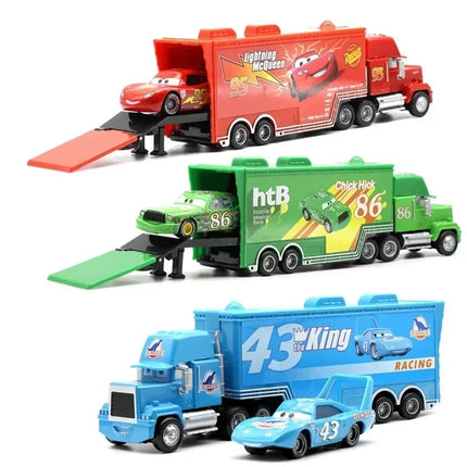 Hot Disney Pixar Cars And Truck Set Collection Car Toy Lightning Mcqueen Uncle Mack Model Truck Racing Car for Christmas Gift