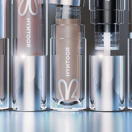 HYNTOOR Playful Rebellious Lip Gloss Planet  Mouth Black Mouth Silver Mouth Gray Lip Oil Mirror Water Gloss