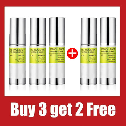 Retinol Shot Anti-Wrinkle Face Serum: Tightening Lifting, Fades Fine Lines, Shrinks Pores, Moisturizing Firming Skin Care 2025