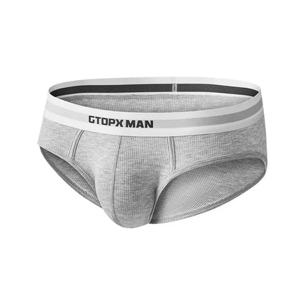 3Pack Summer Single Layer Mens Underwear Low Rise Briefs for Men Elastic Comfort Fit Underpanties Ropa Interior Hombre