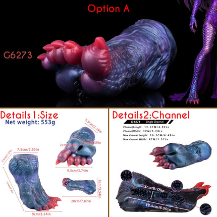 SHAZ Fantasy Monster Foot Male Masturbator Single Channel Pocket Pussy Realistic Animal Vagina Stroker Onahole Adult Sex Toy 18+