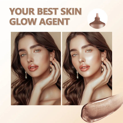 Glowing Foundation Natural Glow Enhancer Moisturizing Lightweight Base Multi-purpose Highlighter Liquid Foundation Cosmetics